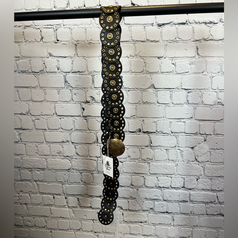 NWT Turquoise Haven Round Studded Belt